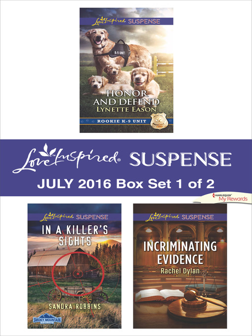 Title details for Harlequin Love Inspired Suspense July 2016, Box Set 1 of 2 by Lynette Eason - Wait list